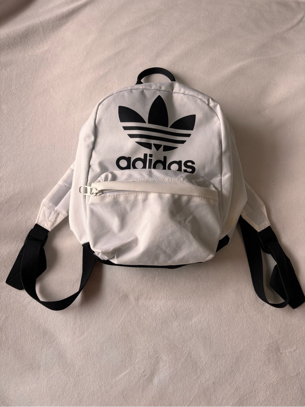 Adidas Originals Small National Backpack, Mini backpack, white, trefoil - Picture 2 of 6
